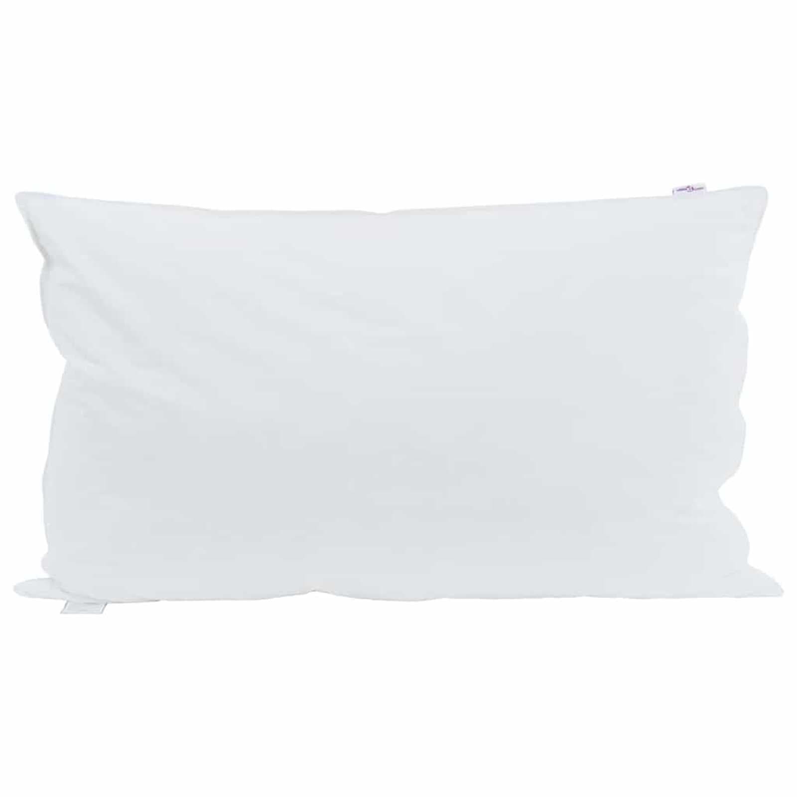 vidaXL Almofada com travesseiro 2 pcs Branco 40 x 80 cm Pena