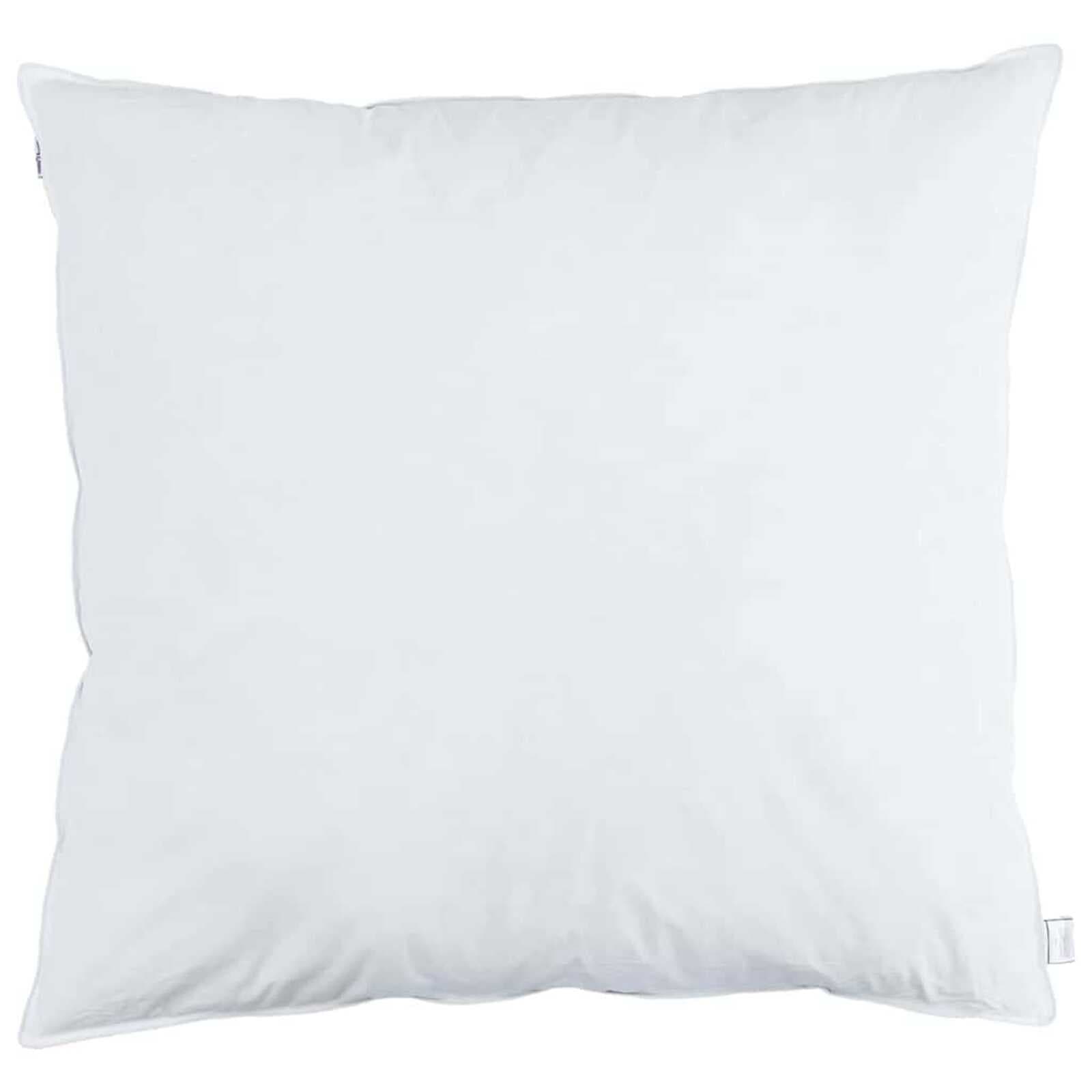 vidaXL Almofada com travesseiro 2 pcs Branco 65 x 65 cm Pena