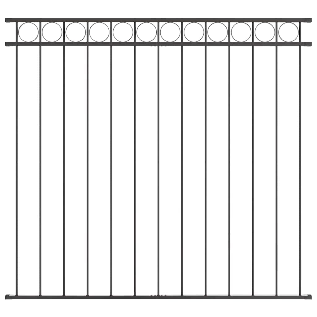 vidaXL Elemento de Cerca ASSEN Cinzeto 170 x 120 cm Aço