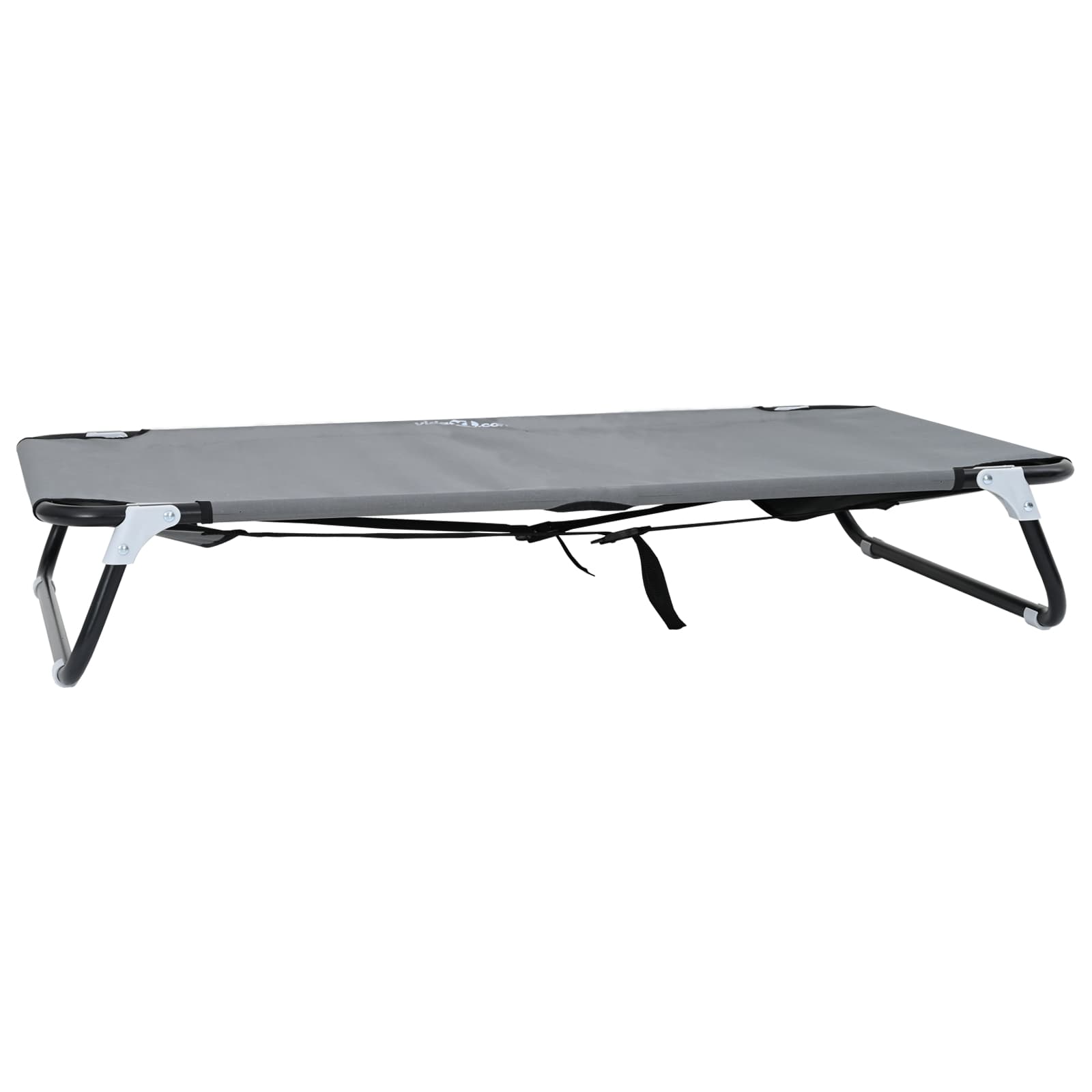 vidaXL Cama para Cachorro Manual Cinzento-claro 105 x 65 x 18 cm Aço