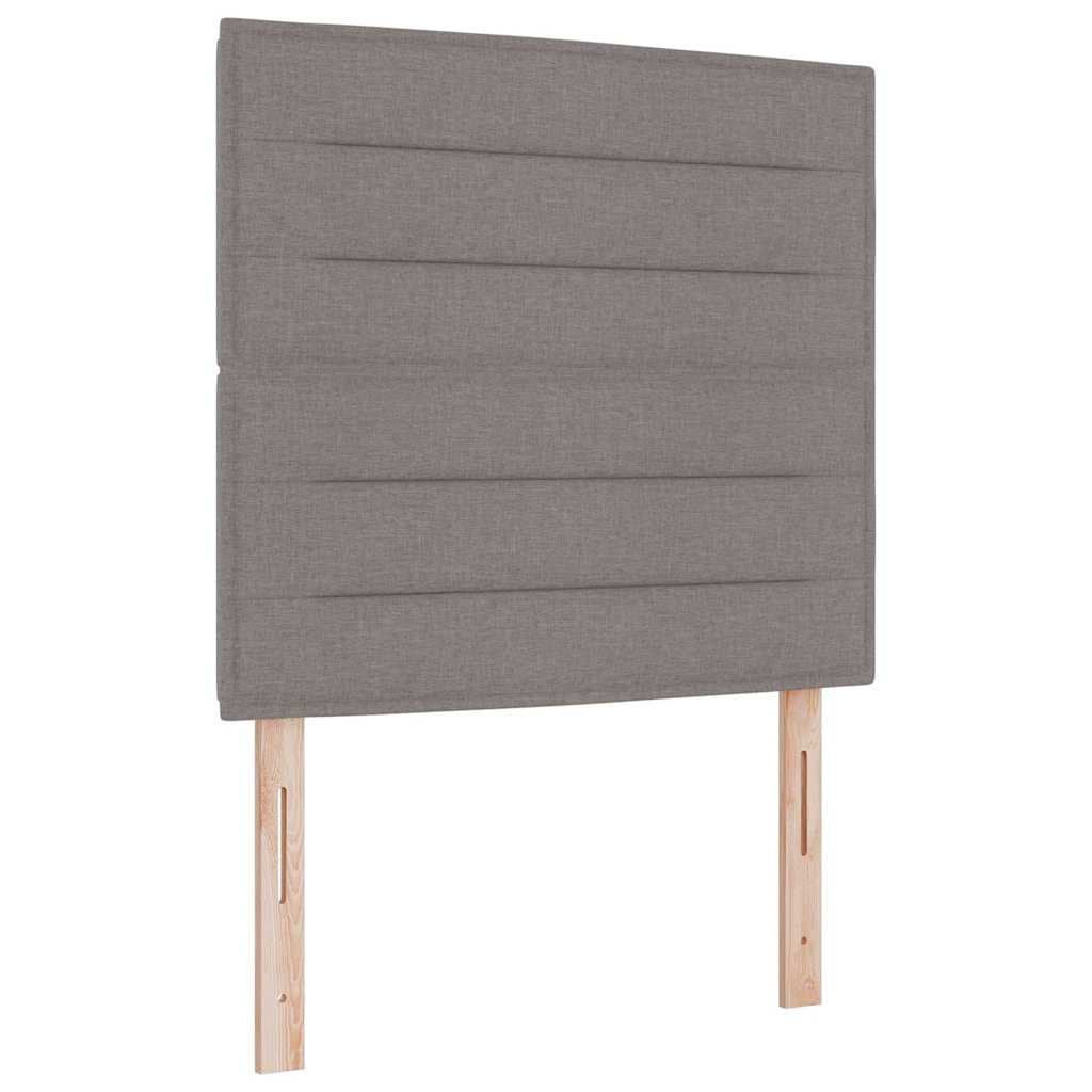 vidaXL Cabeceira Cinzento-acastanhado 100 cm tecido