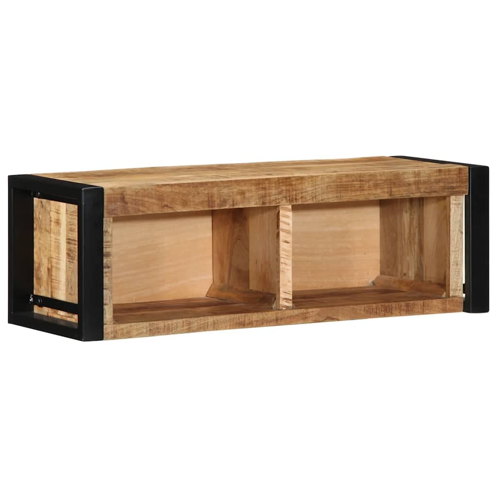 vidaXL Móvel de TV 80x30x25 cm madeira mangueira áspera maciça