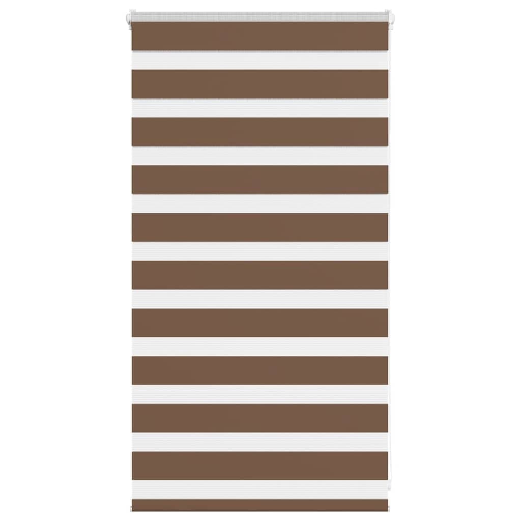 vidaXL Cortina de zebra 75x100 cm largura do tecido 70,9 cm poliéster