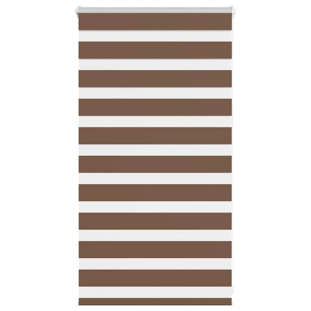 vidaXL Cortina de zebra 90x100 cm largura do tecido 85,9 cm poliéster
