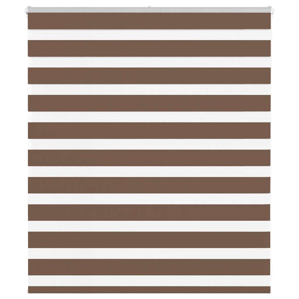 vidaXL Cortina de zebra 130x100 cm largura do tecido 125,9cm poliéster