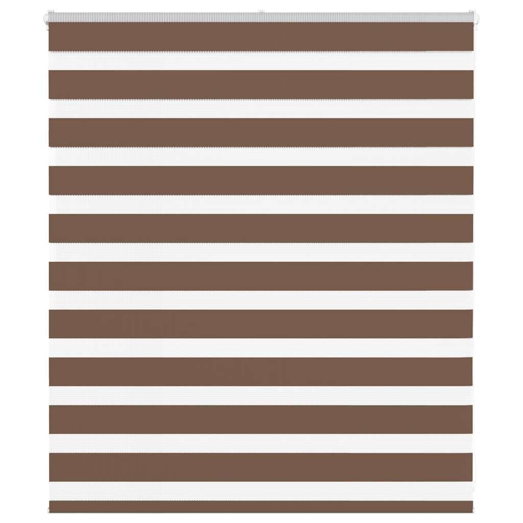 vidaXL Cortina de zebra 135x100 cm largura do tecido 130,9cm poliéster