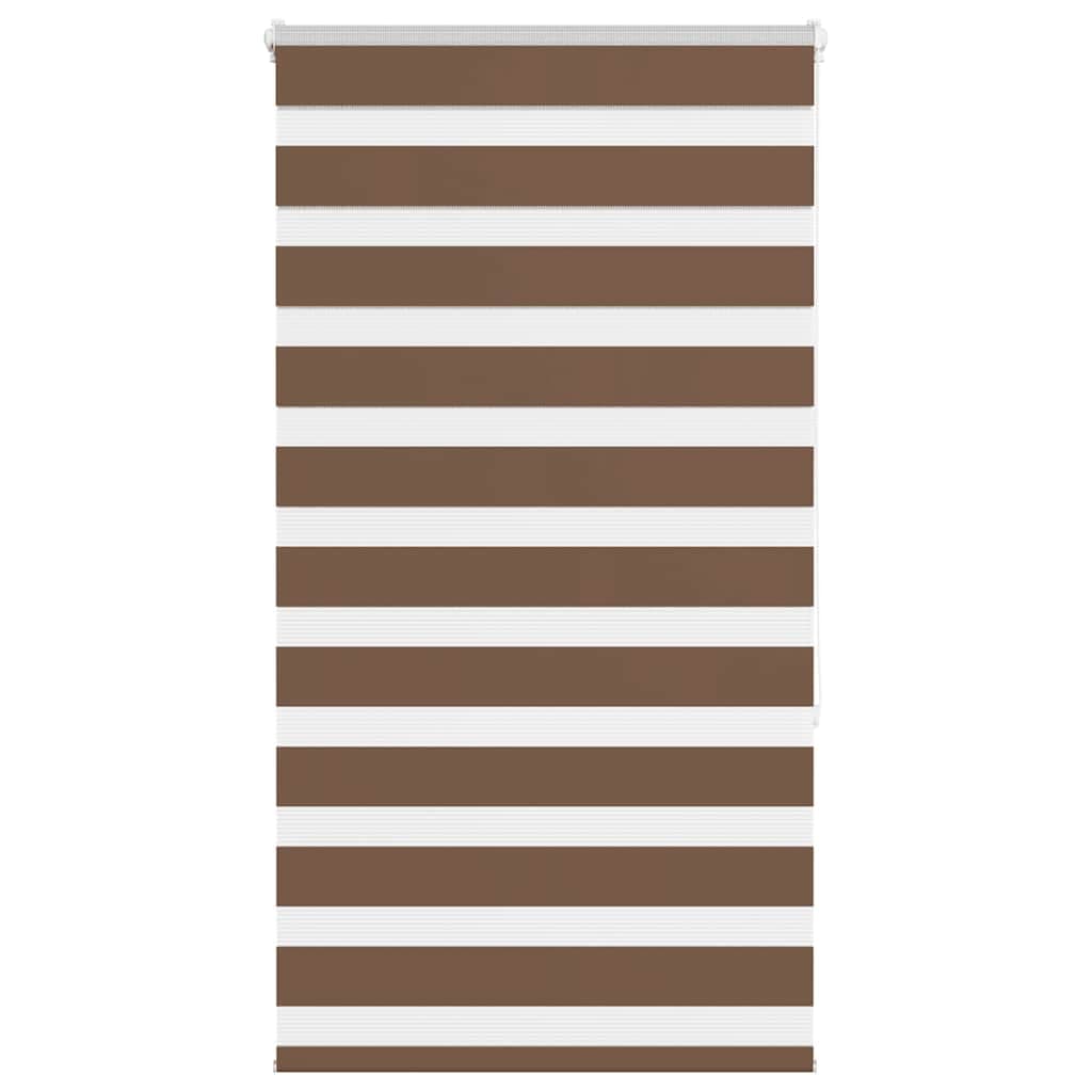 vidaXL Cortina de zebra 85x150 cm largura do tecido 80,9 cm poliéster