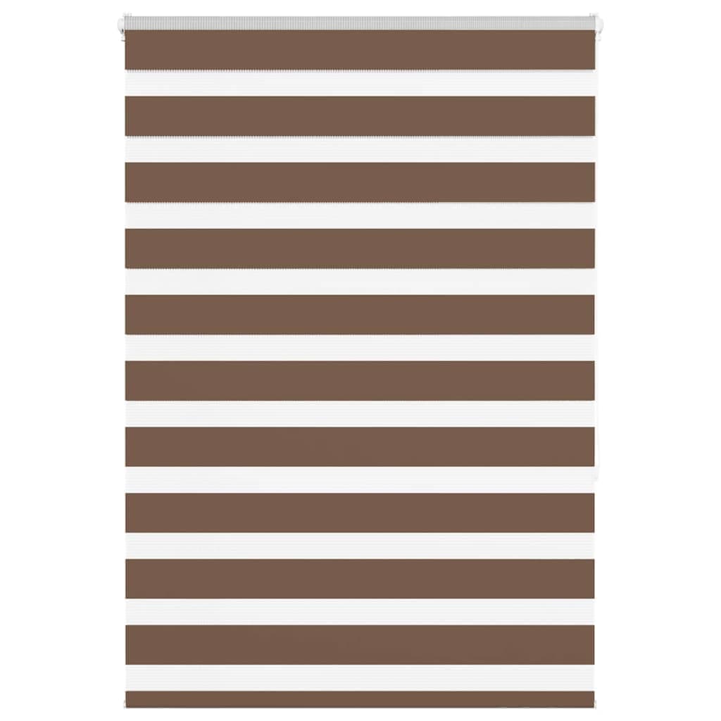 vidaXL Cortina de zebra 95x150 cm largura do tecido 90,9 cm poliéster