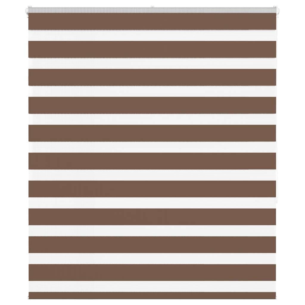 vidaXL Cortina de zebra 130x150 cm largura do tecido 125,9cm poliéster