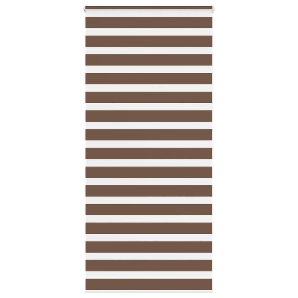 vidaXL Cortina de zebra 105x200 cm largura do tecido 100,9cm poliéster