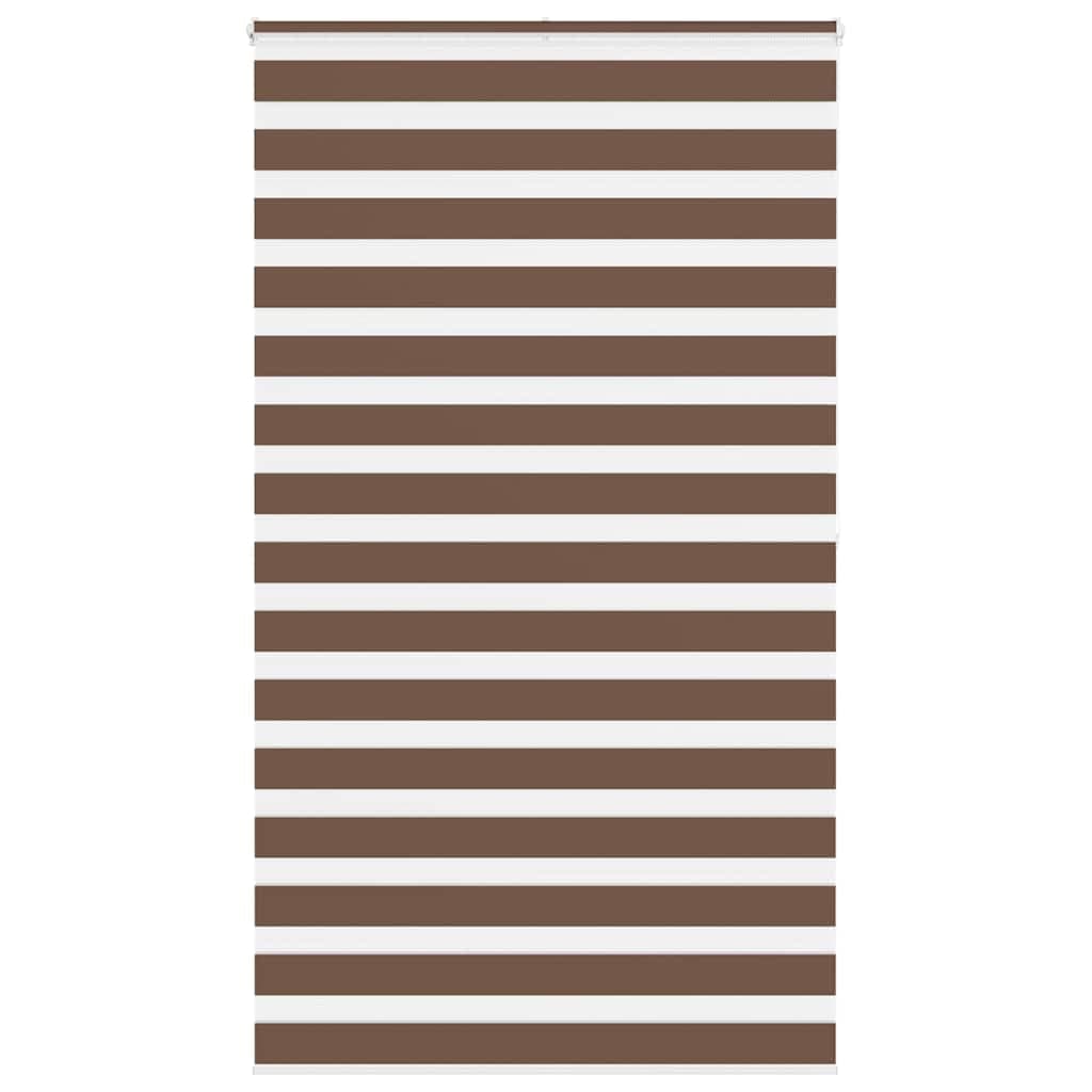 vidaXL Cortina de zebra 130x200 cm largura do tecido 125,9cm poliéster