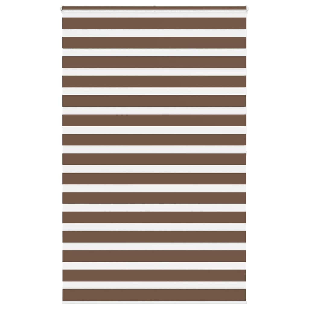 vidaXL Cortina de zebra 140x200 cm largura do tecido 135,9cm poliéster