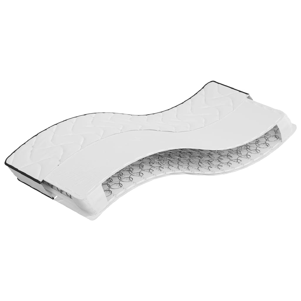 vidaXL Colchão de molas bonnell para criança médio 80x160 cm