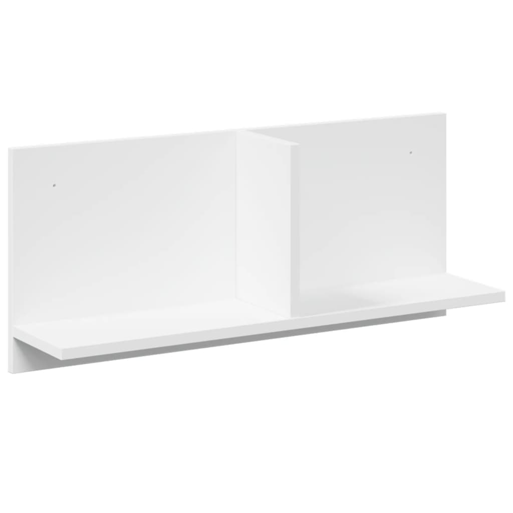 vidaXL Armário de Parede 70x16,5x30 cm Derivados de Madeira Branco - 2236520445