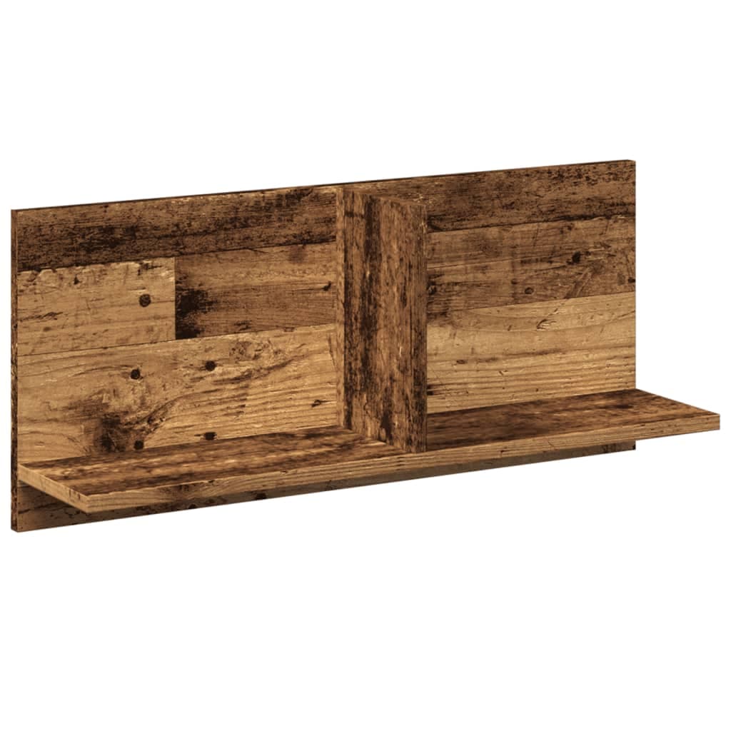 vidaXL Armário de Parede 70x16,5x30 cm Derivados de Madeira Madeira Velha - 455737950