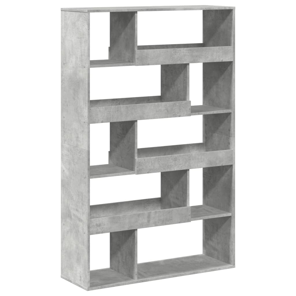 vidaXL Estante 100x33x156,5 cm Derivados de Madeira Cinzento Cimento - 551530959