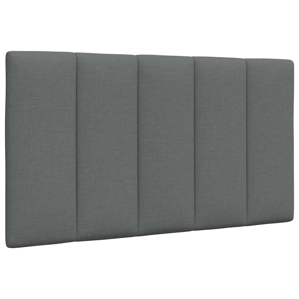 vidaXL Almofadão de Cabeceira 80 cm Tecido Cinzento-escuro - 354702063