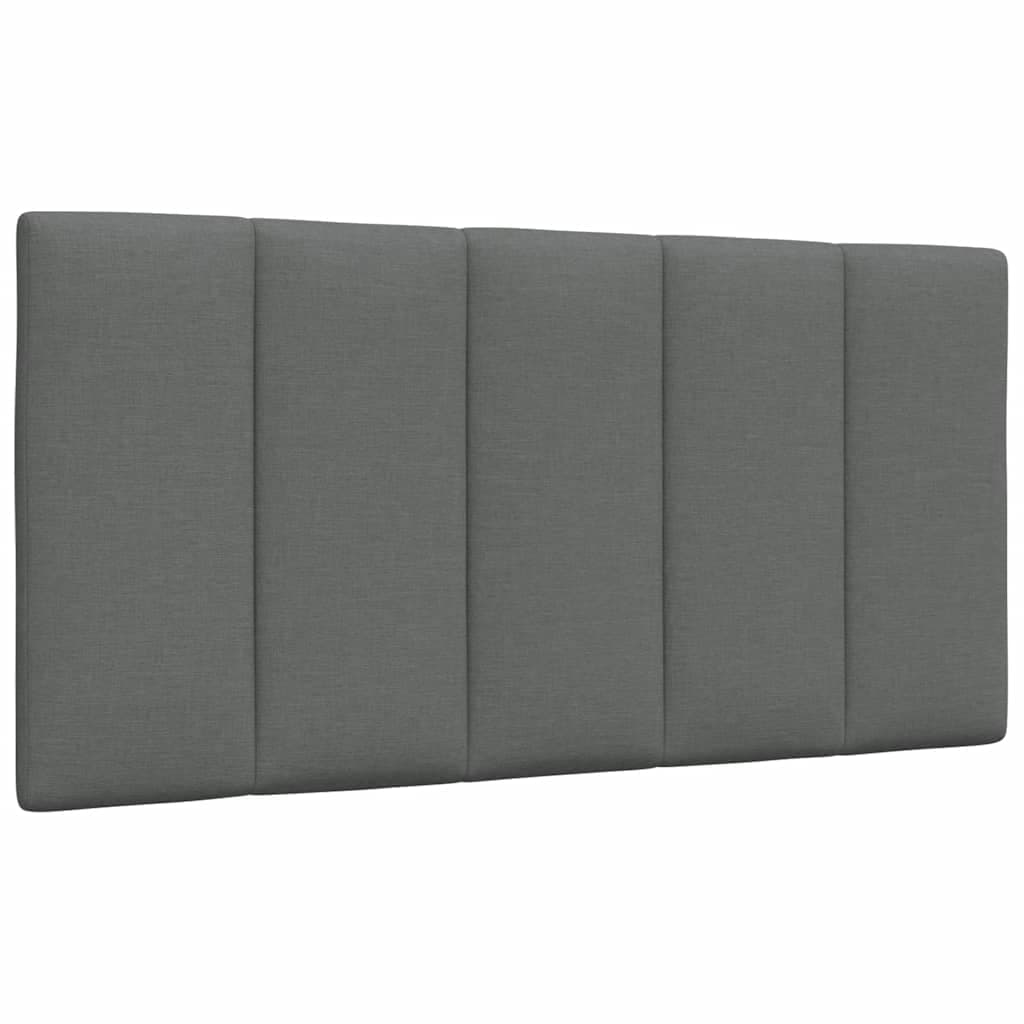 vidaXL Almofadão de Cabeceira 100 cm Tecido Cinzento-escuro - 2854047836