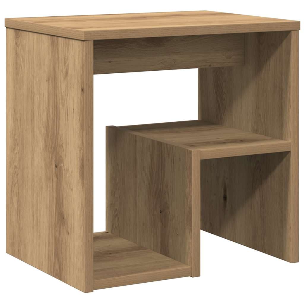 vidaXL Mesa de Cabeceira em Carvalho Artesanal 40x30x40 cm - 1711657680