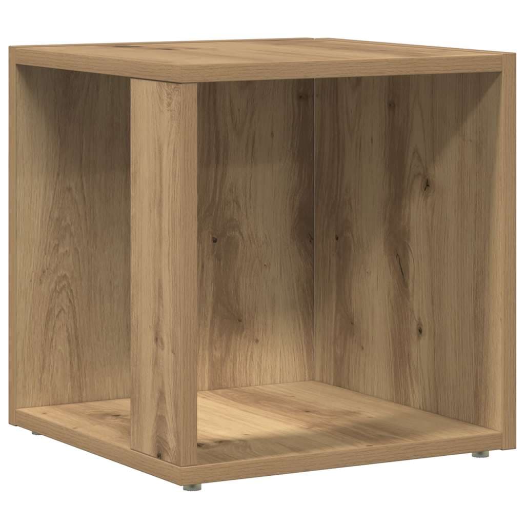 vidaXL Mesa de Apoio 33x33x34 cm Derivados Madeira Carvalho Artisiano - 3725805804