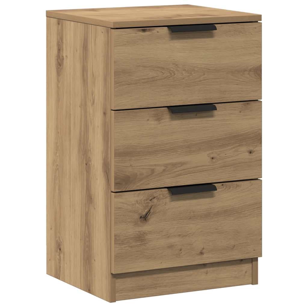 vidaXL Mesa cabeceira 40x36x65 cm derivados madeira carvalho artisiano