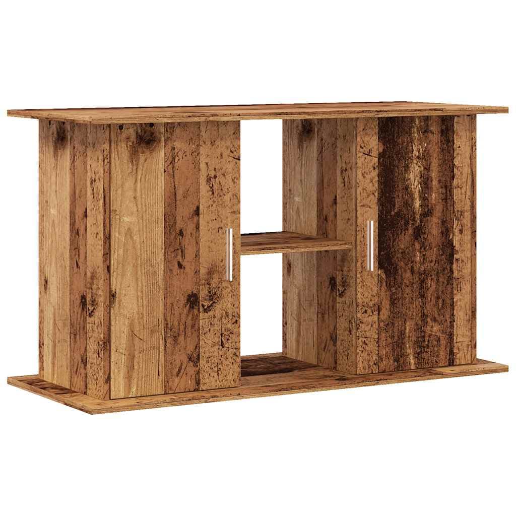 vidaXL Suporte aquário 101x41x58 cm derivados de madeira madeira velha