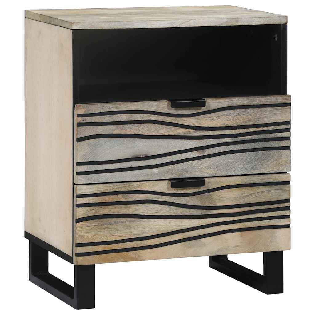 vidaXL Armário de Cabeceira Branco 50 x 33 x 62 cm