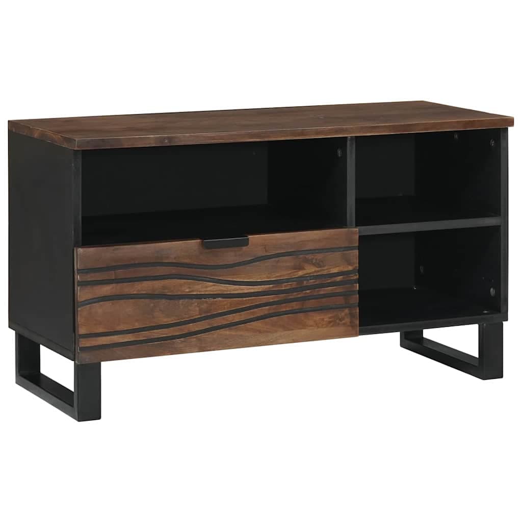 vidaXL Móveis de TV Nogueira 80 x 33 x 46 cm Madeira Processada - 742932294