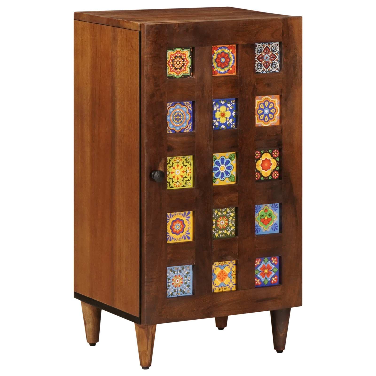 vidaXL Buffet Nogueira 40 x 33 x 75 cm Madeira de manga maciça