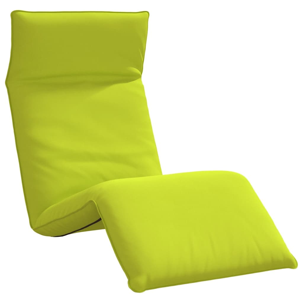 vidaXL Espreguiçadeira Dobrável 175x54x8,5 cm Verde Brilhante - 821344589