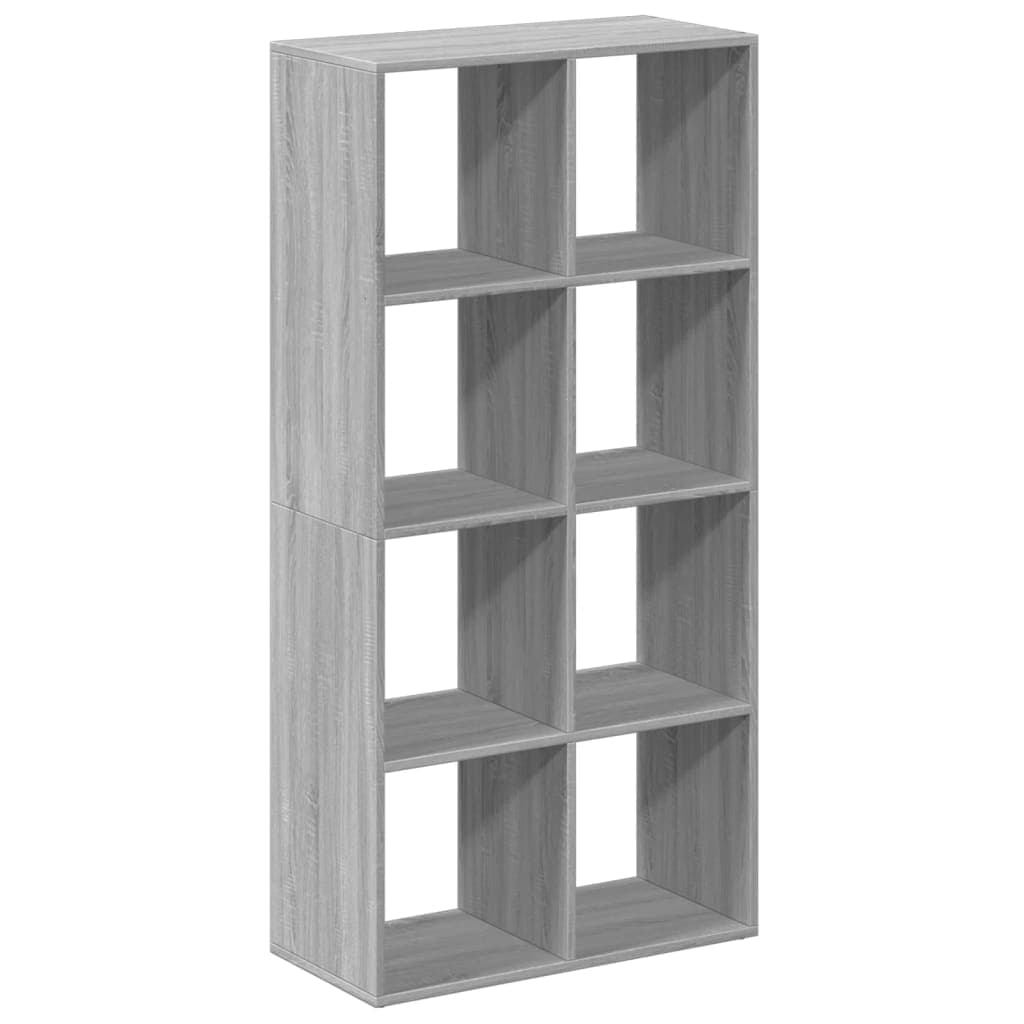 vidaXL Estante Divisória 69,5x29x137,5 cm Derivados Madeira Cinza Sonoma - 1739147791