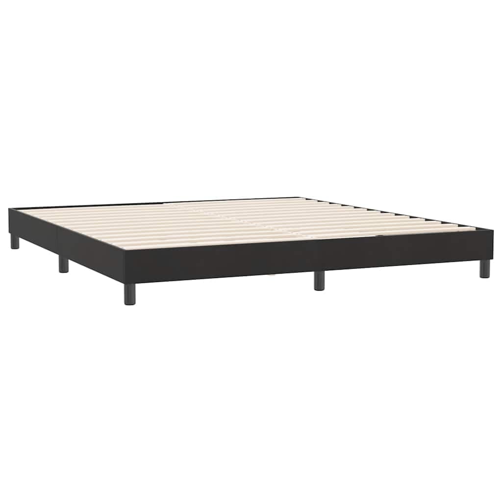 vidaXL Estrutura de Cama sem Colchão 180x220 cm Veludo Preto - 1700139242