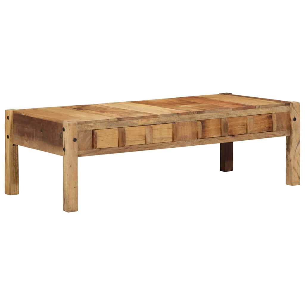vidaXL Mesa de centro com gaveta Castanho 110 x 54 x 35 cm