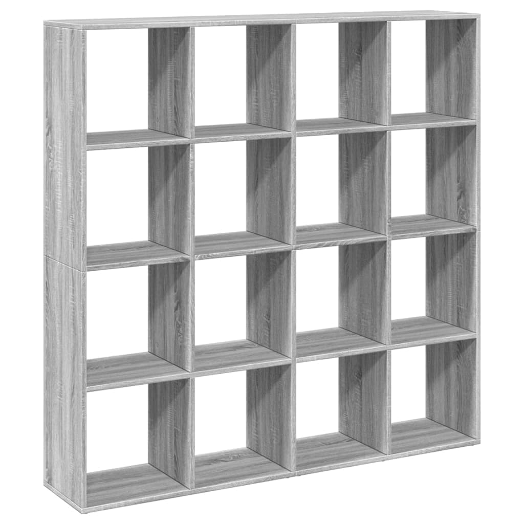 vidaXL Estante 137,5x29x137,5 cm Derivados de Madeira Cinzento Sonoma - 1035495098