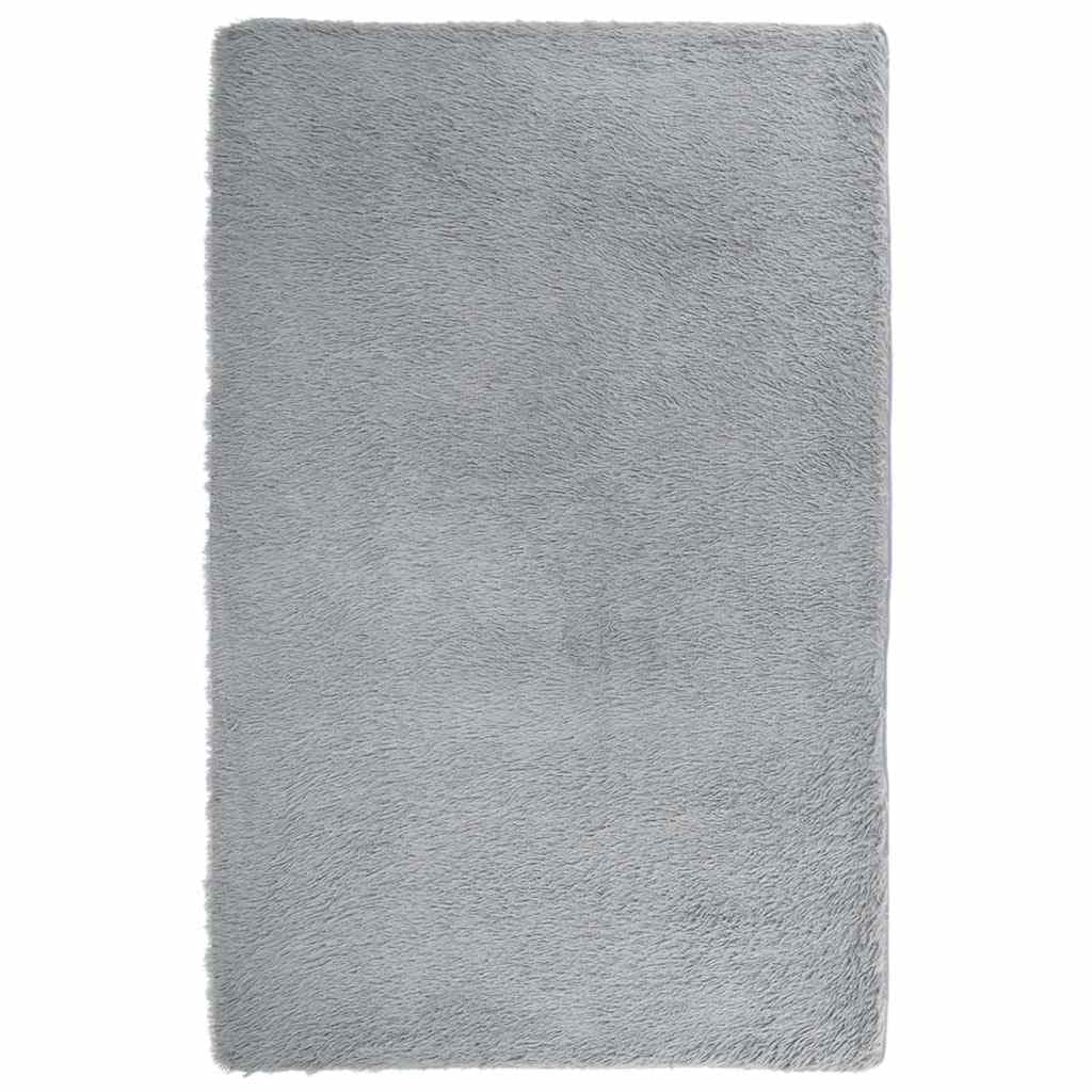 Tapete vidaXL Shaggy de Pelo Alto Navarra 130x200 cm Cinzento-claro - 3586553176
