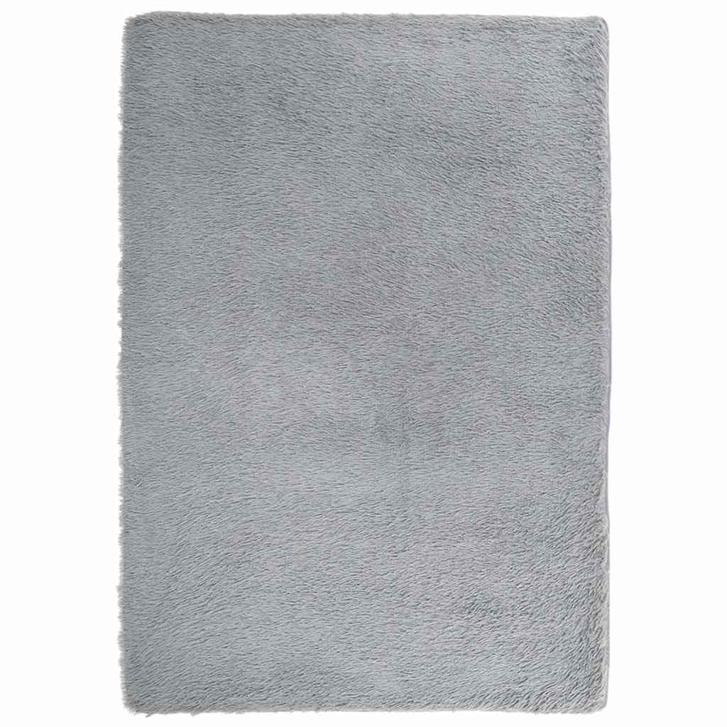 Tapete vidaXL Shaggy de Pelo Alto Navarra 160x230 cm Cinzento-claro - 1944340138