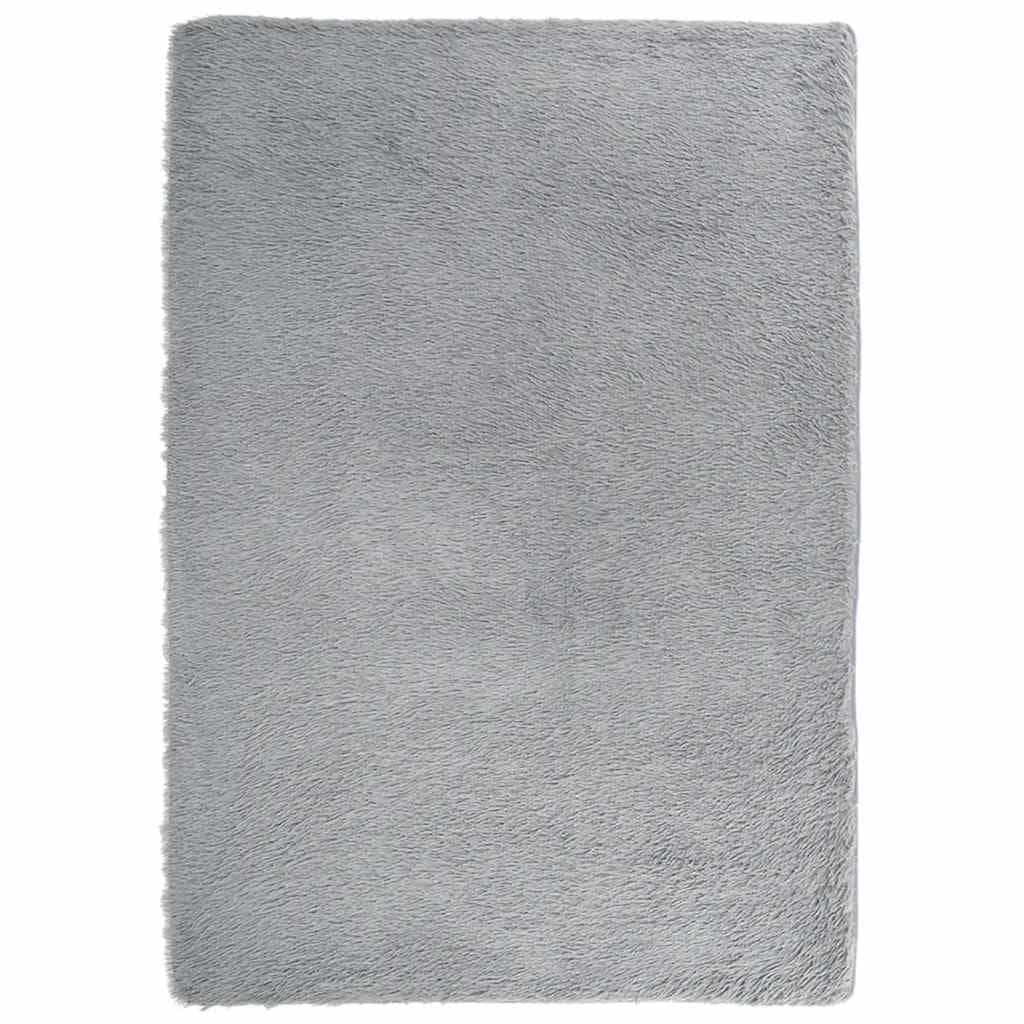 Tapete vidaXL Shaggy de Pelo Alto Navarra 240x340 cm Cinzento-claro - 2318049013