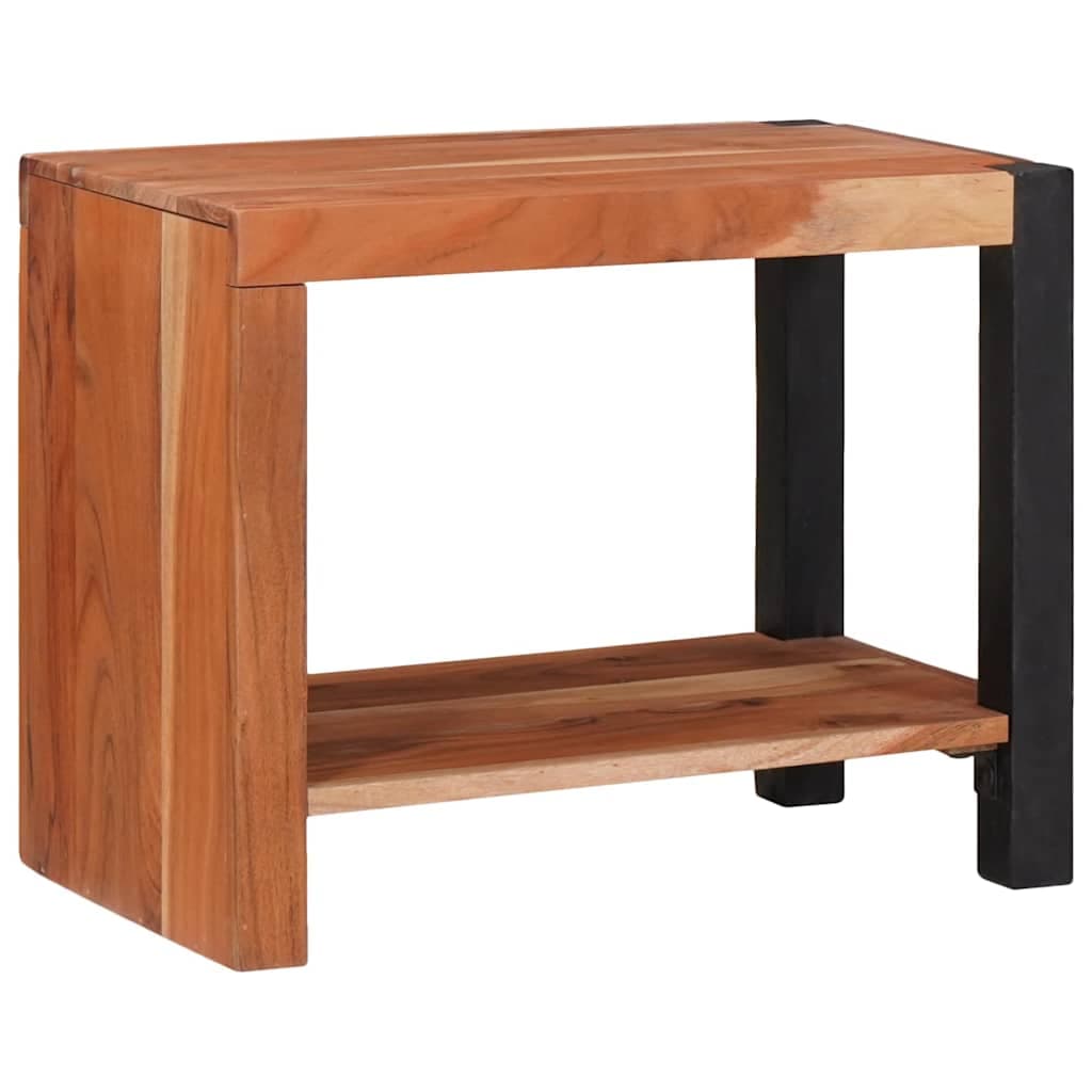 vidaXL Estante Castanho 50 x 30 x 40 cm Madeira Sólida de Acácia