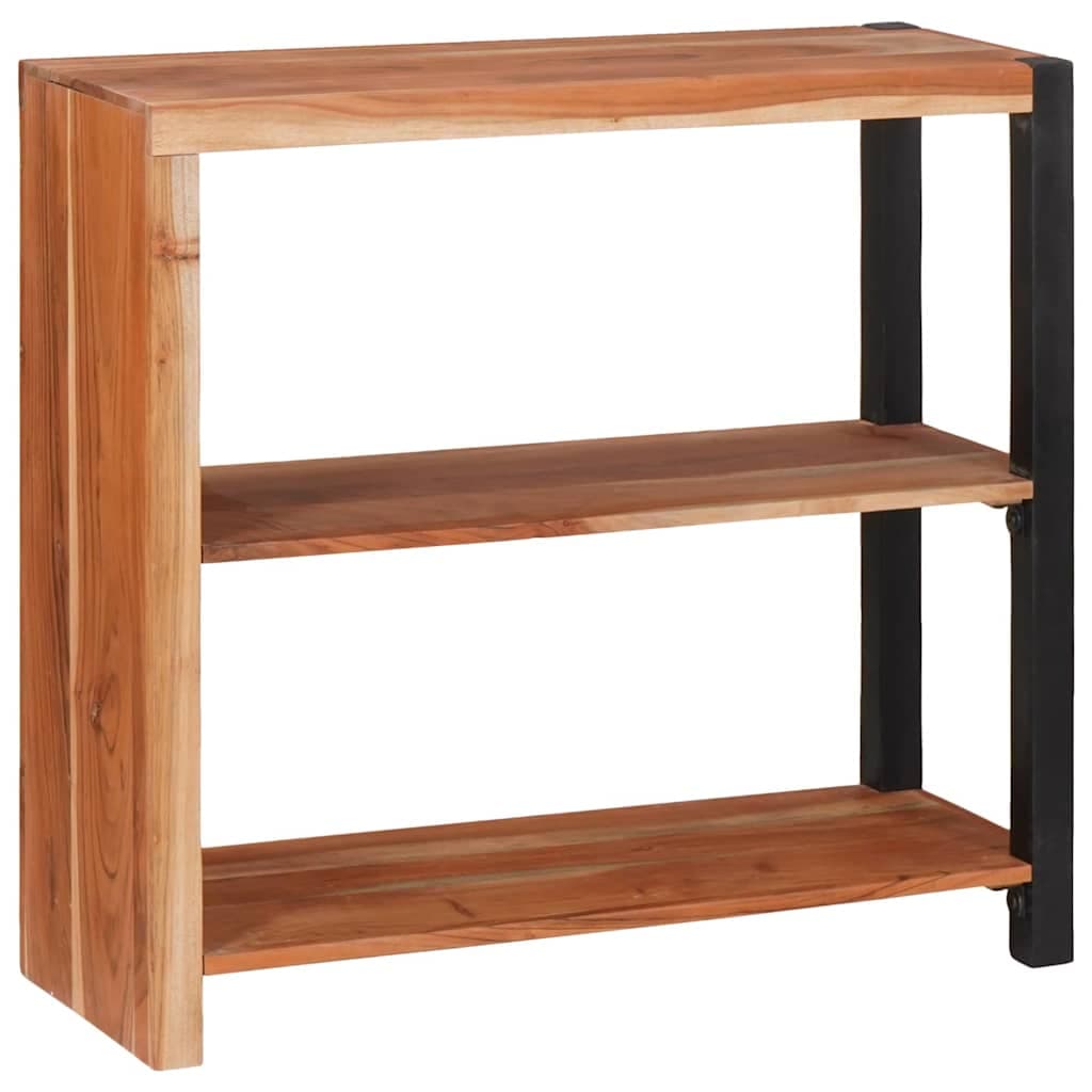 vidaXL Estante Castanho 80 x 30 x 75 cm Madeira Sólida de Acácia