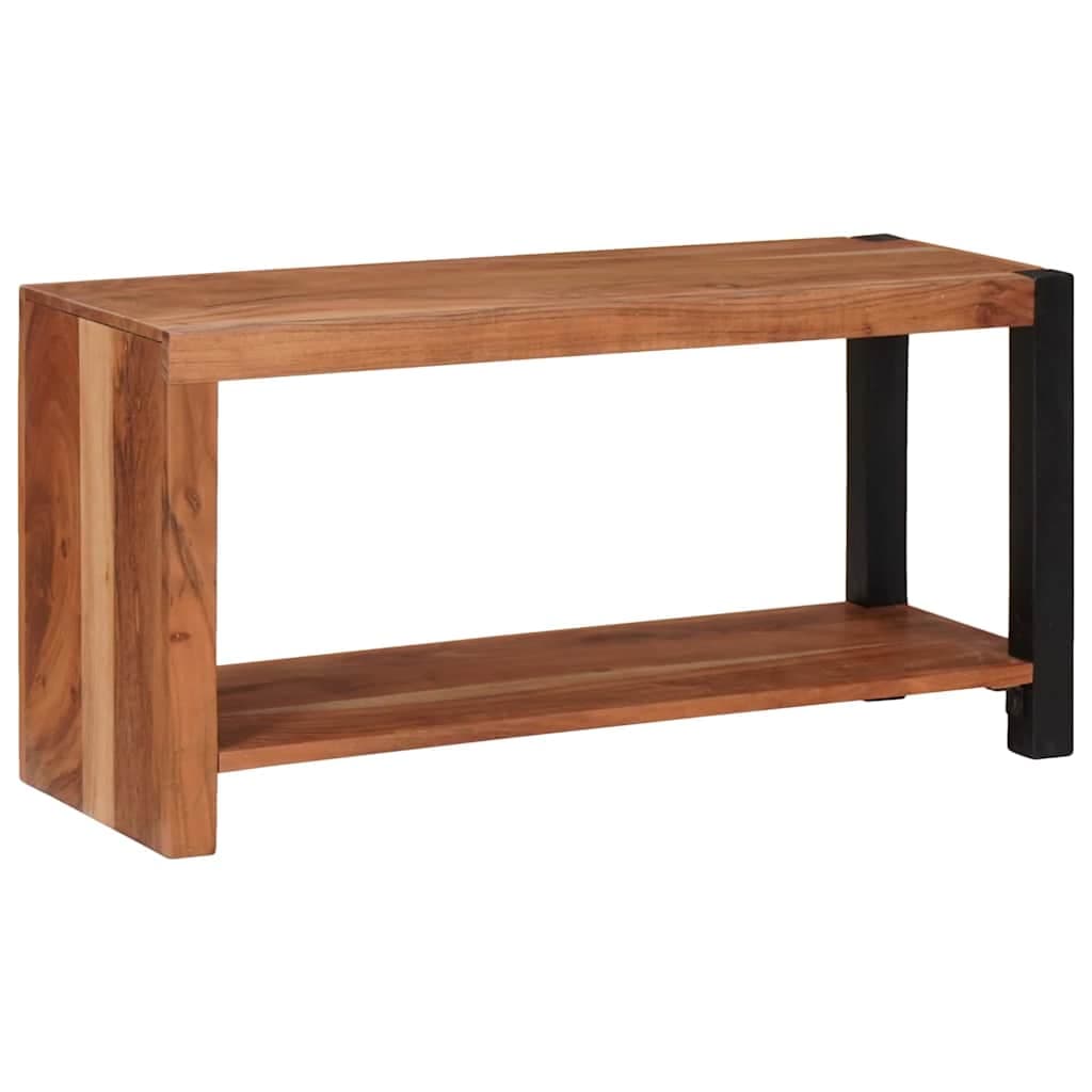 vidaXL Estante Castanho 80 x 30 x 40 cm Madeira Sólida de Acácia