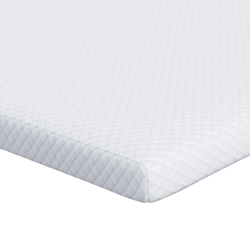 vidaXL Topper de Colchão Branco 180 x 200 cm Tecido Jacquard