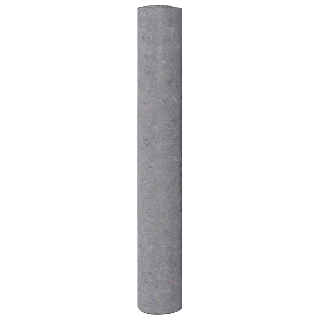 vidaXL Tapete p/ pintor em velo antiderrapante 10 m 220g/m² cinzento