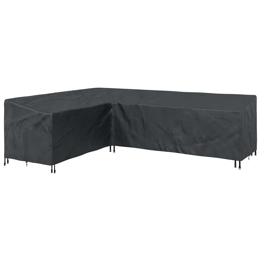 vidaXL Capa para Móveis Preto 286 x 222 x 80 cm