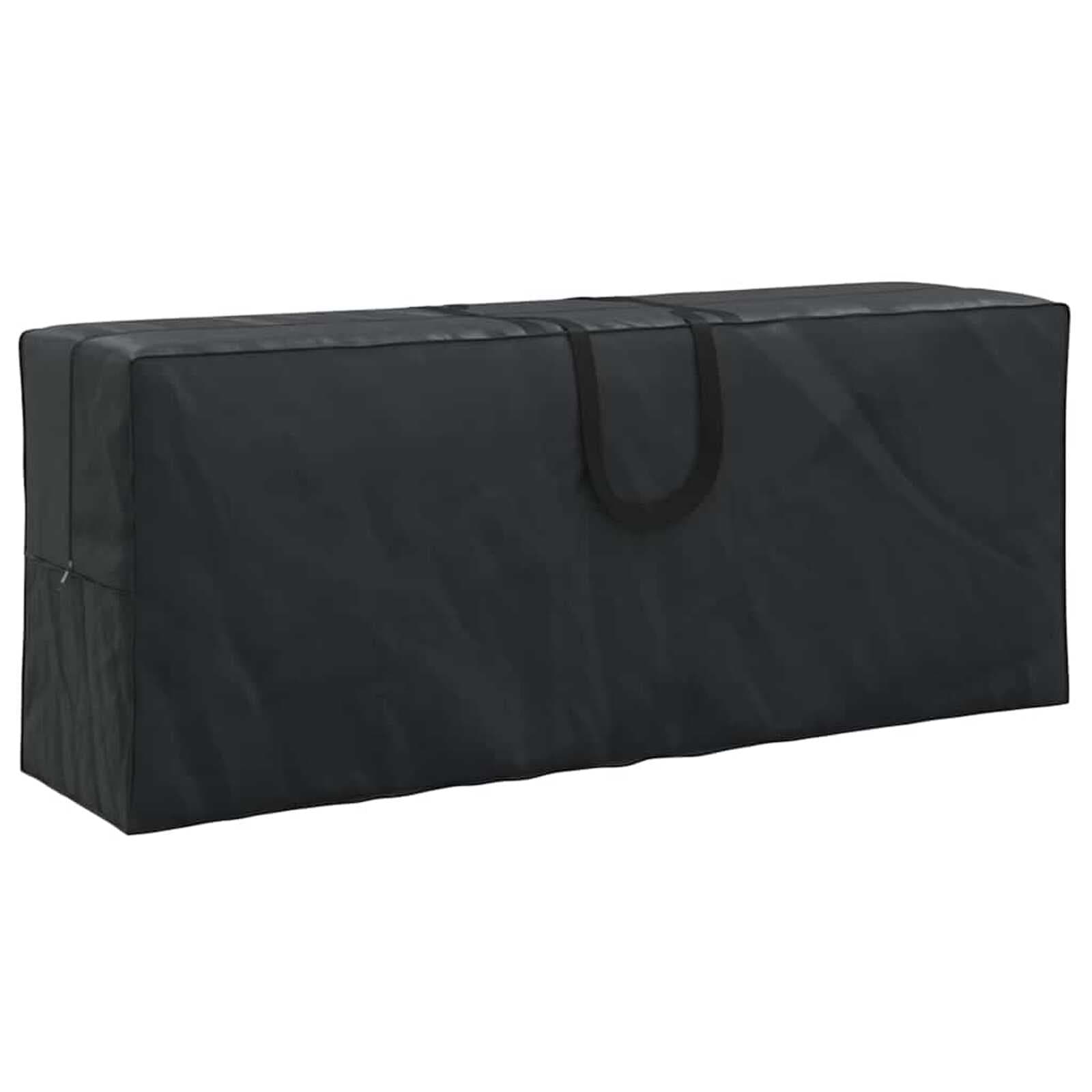 vidaXL Bolsa de Armazenamento Ao Ar Livre Preto 125 x 32 x 50 cm