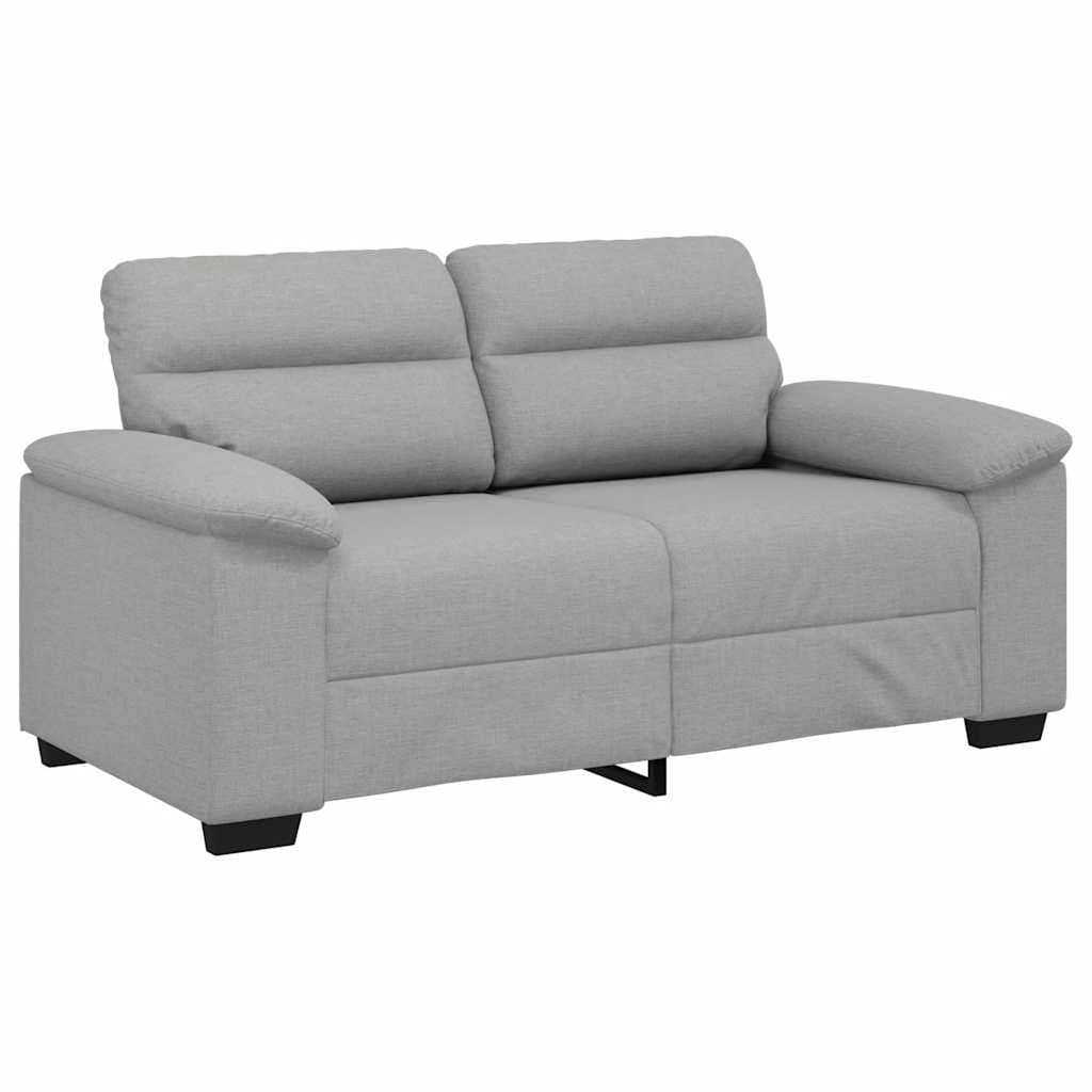 vidaXL Sofá de 2 lugares 160x81x84 cm tecido cinzento nublado
