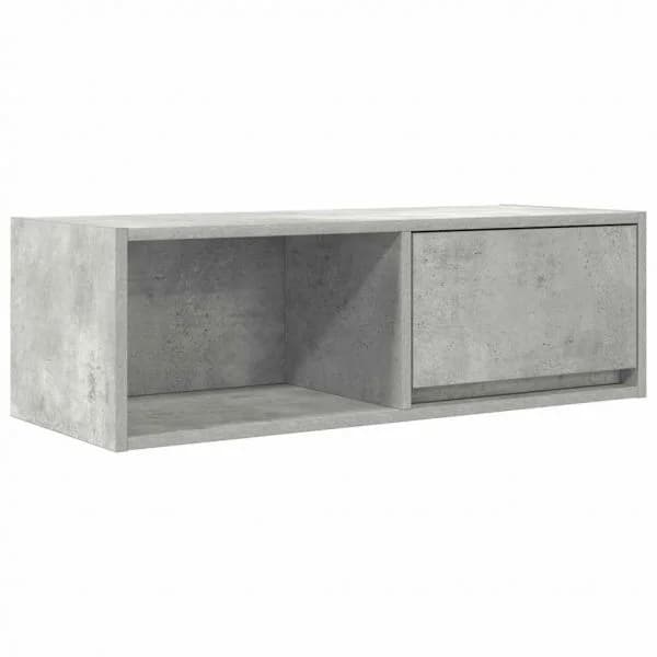 vidaXL Móvel de TV 80x31x25,5 cm Derivados de Madeira Cinza Cimento - 3607607224