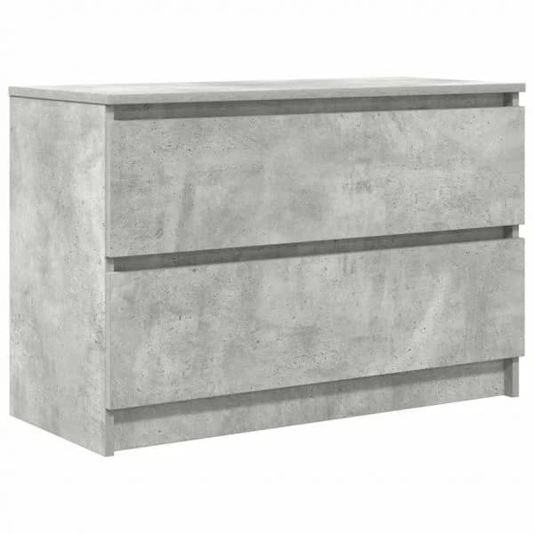 vidaXL Móvel de TV 80x35x54 cm Derivados de Madeira Cinzento Cimento - 1389958446