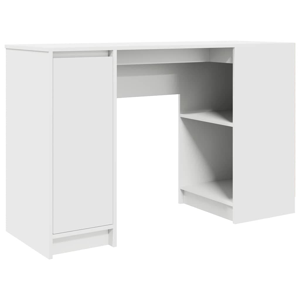 vidaXL Secretária 120x42x76 cm derivados de madeira branco