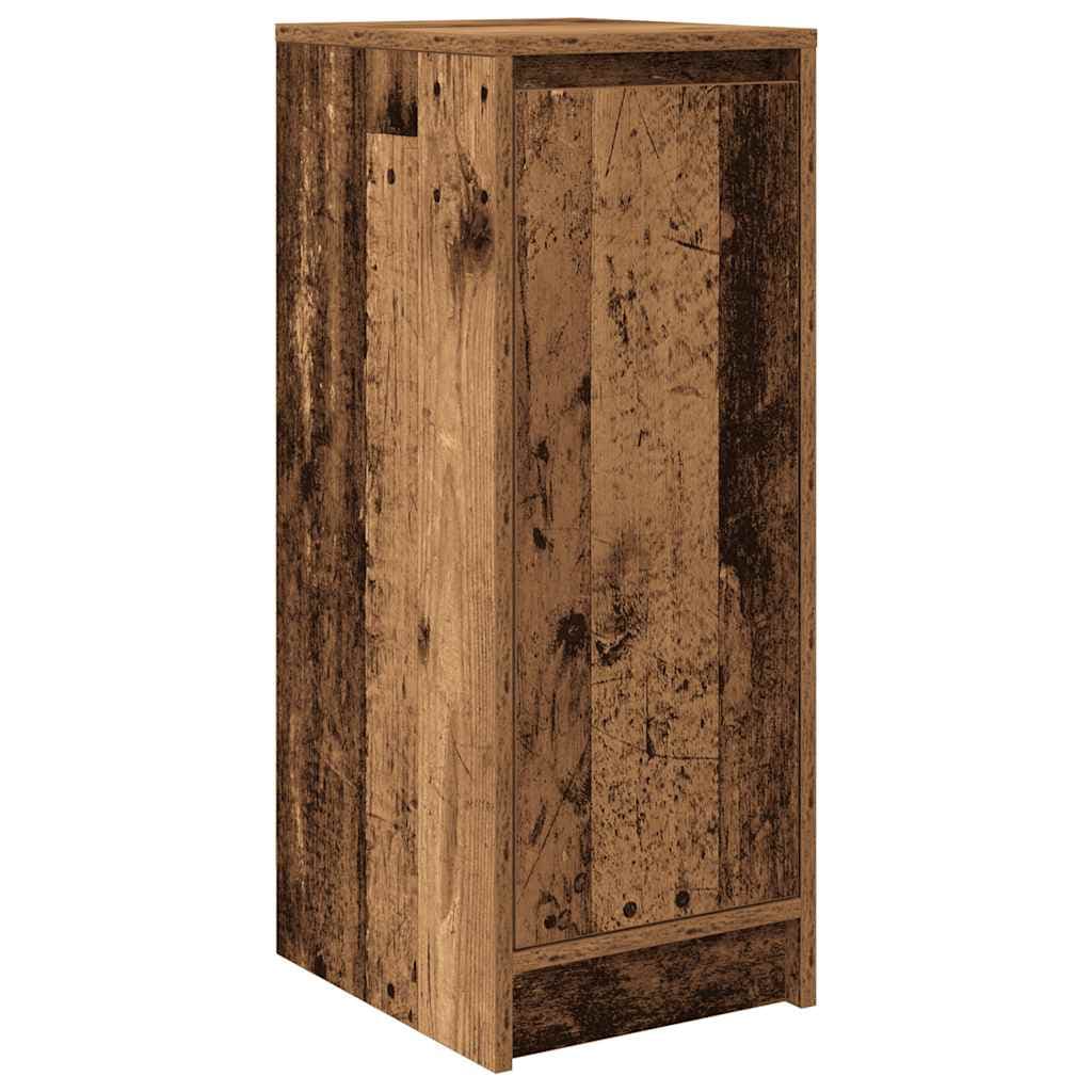 vidaXL Sapateira 29,5x34x76 cm Derivados de Madeira Madeira Velha - 931064809