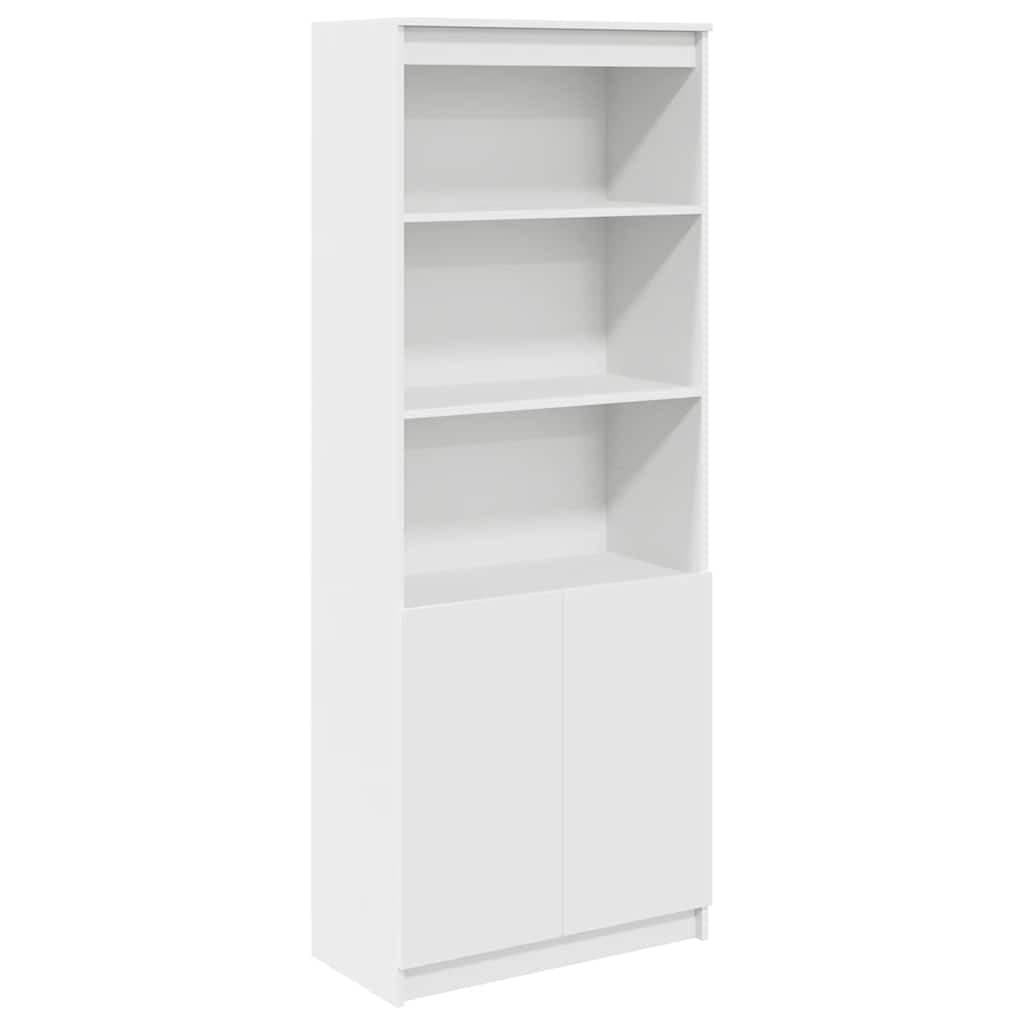 vidaXL Armário alto 70x35x180 cm derivados de madeira branco